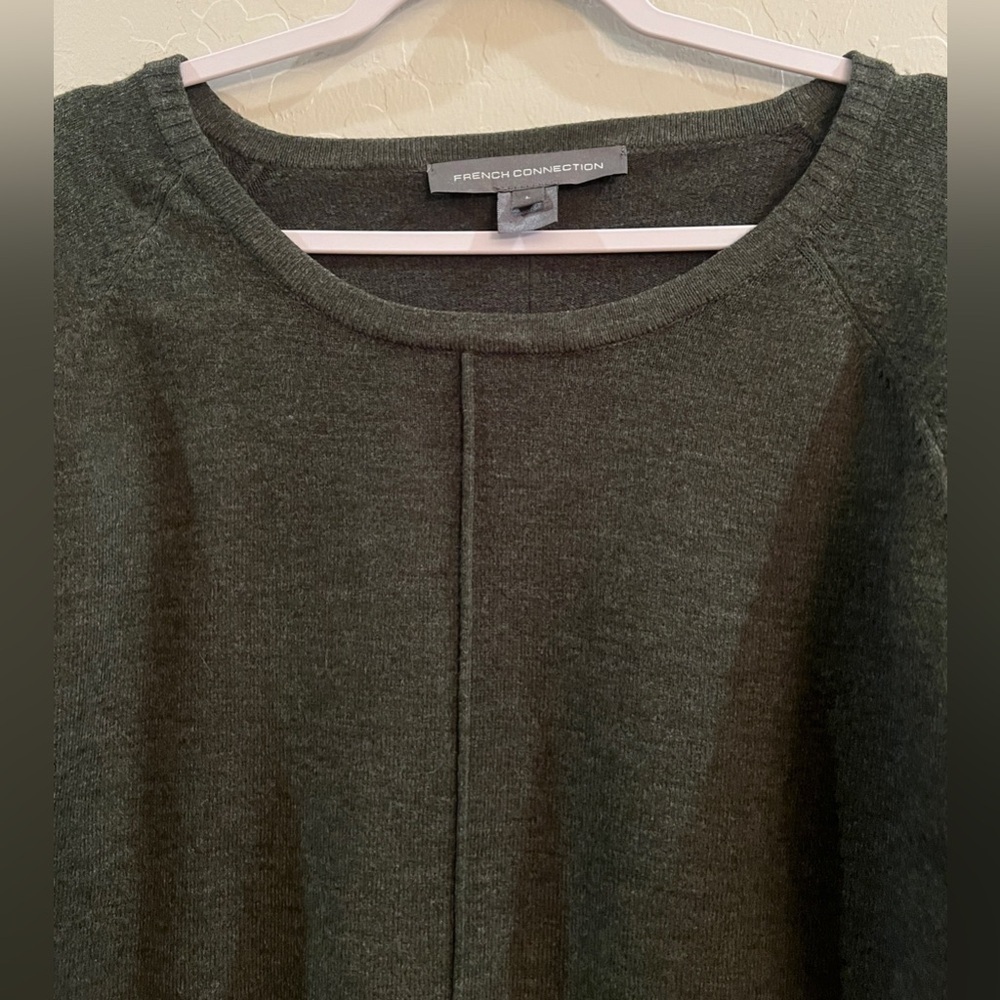 French Connection Large Gray Pullover Sweater - image 3